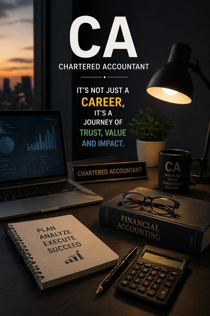 Chartered accountant workspace
